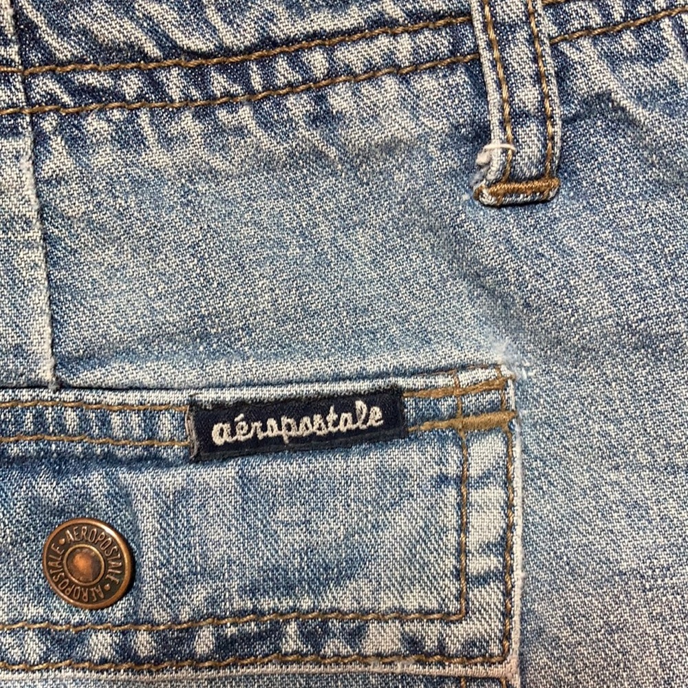 Aeropostale Blue Jean Shorts Size 5/6‎ - Picture 7 of 7
